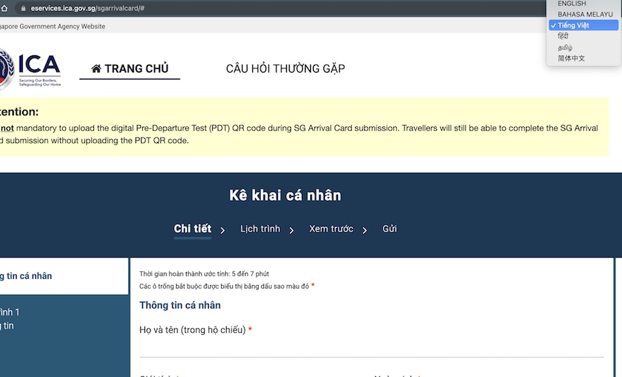 Mọi người có thể chuyển qua Tiếng Việt nếu không rành Tiếng Anh  